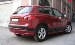 2 089 р. Пороги накладки Городская Легенда Nissan Qashqai 1 J10 рестайлинг (2010-2013) (Неокрашенные)  с доставкой в г. Владивосток. Увеличить фотографию 2