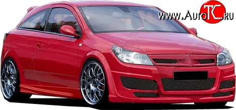 3 649 р. Решётка радиатора Sport (дорестайлинг) Opel Astra H универсал рестайлинг (2007-2015)  с доставкой в г. Владивосток