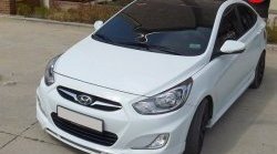 3 399 р. Накладка CT на передний бампер Hyundai Solaris RBr хэтчбэк дорестайлинг (2010-2014) (Неокрашенная)  с доставкой в г. Владивосток. Увеличить фотографию 2