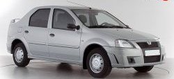 4 249 р. Передний бампер Классик 2 Renault Logan 1 дорестайлинг (2004-2010) (Неокрашенный)  с доставкой в г. Владивосток. Увеличить фотографию 3