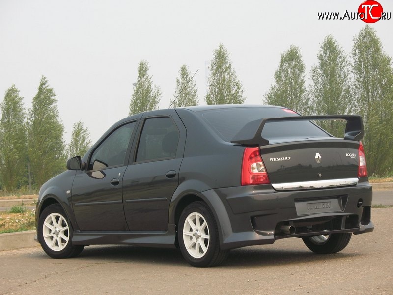 6 499 р. Спойлер Power DM 2  Renault Logan  1 (2010-2016) рестайлинг (Неокрашенный)  с доставкой в г. Владивосток