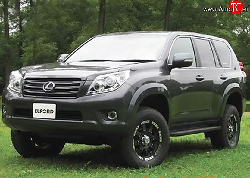 23 049 р. Арки крыльев ELFORD Toyota Land Cruiser Prado J150 дорестайлинг (2009-2013) (Неокрашенные)  с доставкой в г. Владивосток