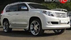 23 899 р. Передний бампер ELFORD  Toyota Land Cruiser Prado  J150 (2009-2013) дорестайлинг (Неокрашенный)  с доставкой в г. Владивосток. Увеличить фотографию 2