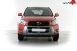 2 899 р. Накладка переднего бампера Toyota RAV4 XA305 5 дв. дорестайлинг (2005-2009) (Неокрашенная)  с доставкой в г. Владивосток. Увеличить фотографию 2