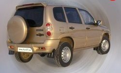 1 089 р. Комплект накладок Кураж на фонари (до 2009 г) Chevrolet Niva 2123 дорестайлинг (2002-2008) (Неокрашенные)  с доставкой в г. Владивосток. Увеличить фотографию 2