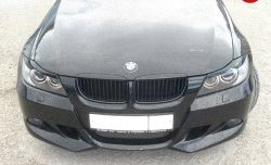 5 999 р. Накладка переднего бампера AC Shnitzer  BMW 3 серия  E90 (2004-2008) седан дорестайлинг (Неокрашенная)  с доставкой в г. Владивосток. Увеличить фотографию 3