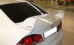 10 699 р. Антикрыло Mugen  Honda Civic  FD (2005-2011) седан дорестайлинг, седан рестайлинг (Неокрашенный)  с доставкой в г. Владивосток. Увеличить фотографию 4