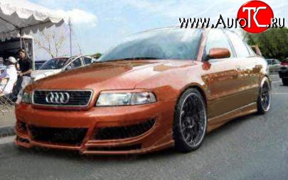 7 299 р. Передний бампер Carzone Audi A4 B5 8D2 седан дорестайлинг (1994-1997)  с доставкой в г. Владивосток