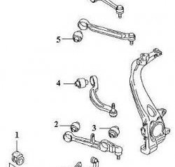 1 399 р. Полиуретановый сайлентблок верхних рычагов передней подвески Точка Опоры Audi A6 C5 дорестайлинг, седан (1997-2001)  с доставкой в г. Владивосток. Увеличить фотографию 2