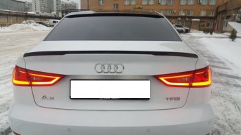 3 399 р. Лип спойлер АВТОКРАТ Audi A3 8VS седан дорестайлинг (2012-2016) (Неокрашенный)  с доставкой в г. Владивосток. Увеличить фотографию 7