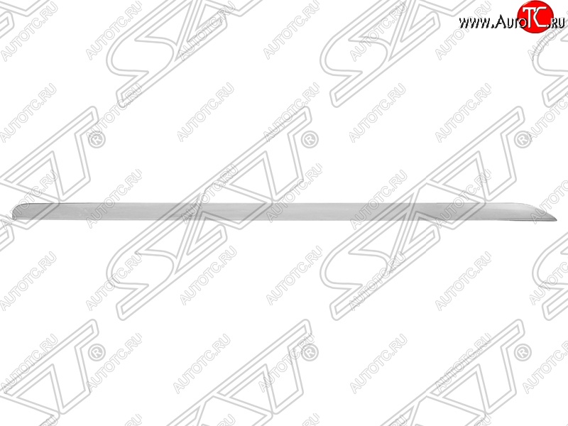 899 р. Левый молдинг на передний бампер SAT (хром)  Audi A6  C6 (2008-2010) рестайлинг, седан, рестайлинг, универсал  с доставкой в г. Владивосток