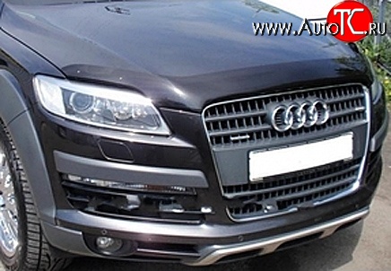 3 169 р. Дефлектор капота NovLine  Audi Q7  4L (2005-2009) дорестайлинг  с доставкой в г. Владивосток