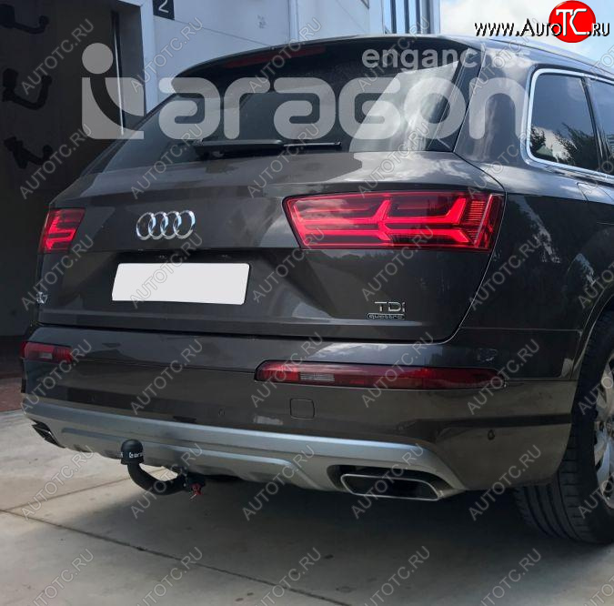 22 699 р. Фаркоп Aragon Audi Q7 4L дорестайлинг (2005-2009) (тип шара: V)  с доставкой в г. Владивосток