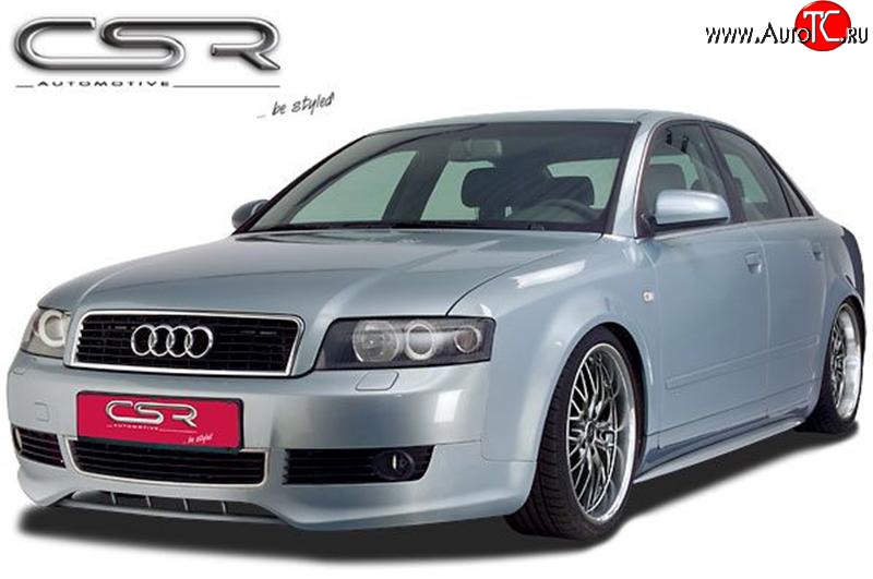 4 399 р. Накладка CSR на передний бампер Audi A4 B6 седан (2000-2006)  с доставкой в г. Владивосток