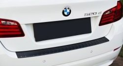 1 599 р. Накладка на задний бампер RA  BMW 5 серия  F10 (2009-2013) седан дорестайлинг (Поверхность шагрень)  с доставкой в г. Владивосток. Увеличить фотографию 2