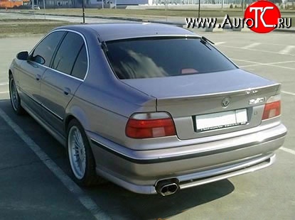 7 499 р. Накладка на задний бампер AC Schnitzer BMW 5 серия E39 седан рестайлинг (2000-2003) (Неокрашенная)  с доставкой в г. Владивосток