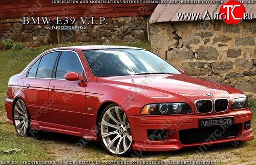 7 299 р. Передний бампер Neodesign BMW 5 серия E39 седан рестайлинг (2000-2003)  с доставкой в г. Владивосток