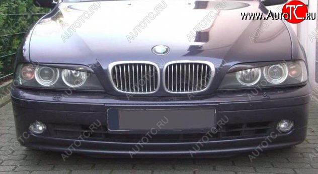 1 649 р. Реснички на фары Badlook BMW 5 серия E39 седан рестайлинг (2000-2003) (Неокрашенные)  с доставкой в г. Владивосток