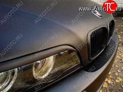 1 249 р. Реснички (верхние) на фары HAMANN BMW 5 серия E39 седан рестайлинг (2000-2003) (Неокрашенные)  с доставкой в г. Владивосток