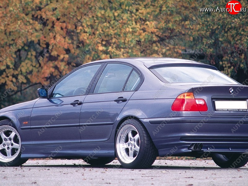 2 499 р. Козырёк на заднее стекло M3 Style BMW 3 серия E46 седан дорестайлинг (1998-2001) (Неокрашенный)  с доставкой в г. Владивосток