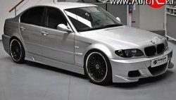 8 149 р. Пороги накладки Prior Design BMW 3 серия E46 седан дорестайлинг (1998-2001) (Неокрашенные)  с доставкой в г. Владивосток. Увеличить фотографию 4