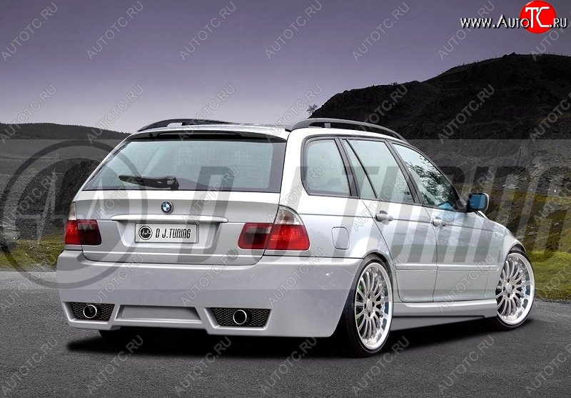 25 899 р. Задний бампер (универсал) D.J. BMW 3 серия E46 седан дорестайлинг (1998-2001)  с доставкой в г. Владивосток