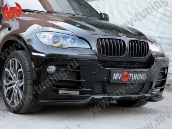 30 999 р. Передний бампер Hamann Style  BMW X6  E71 (2008-2014) дорестайлинг, рестайлинг (Неокрашенный)  с доставкой в г. Владивосток. Увеличить фотографию 1