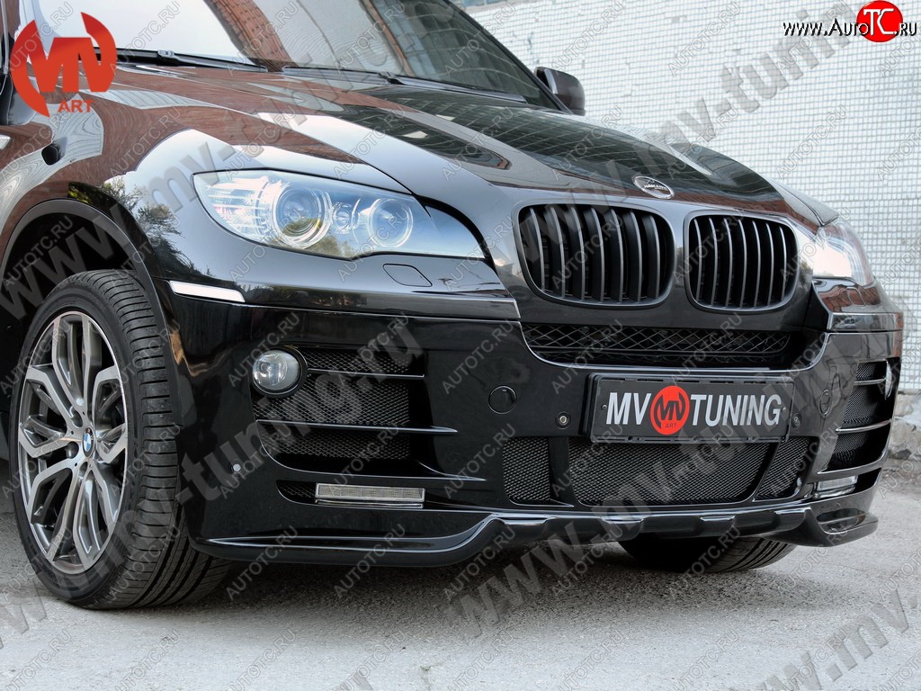 30 999 р. Передний бампер Hamann Style  BMW X6  E71 (2008-2014) дорестайлинг, рестайлинг (Неокрашенный)  с доставкой в г. Владивосток