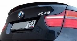 3 399 р. Лип спойлер АВТОКРАТ  BMW X6  E71 (2008-2014) дорестайлинг, рестайлинг (Неокрашенный)  с доставкой в г. Владивосток. Увеличить фотографию 6