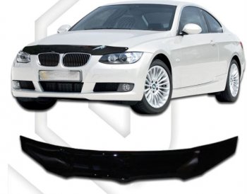 Дефлектор капота CA-Plastic BMW 3 серия E90 седан дорестайлинг (2004-2008)