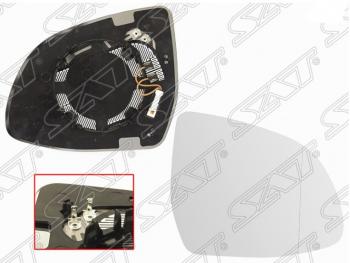Правое полотно зеркала SAT (асферическое, с обогревом) BMW X3  F25 - X6  F16