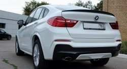 8 799 р. Лип спойлер BS BMW X4 F26 (2014-2018) (Неокрашенный)  с доставкой в г. Владивосток. Увеличить фотографию 3