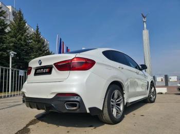 14 899 р. Пластиковые накладки под пороги М-Perfomance BMW X6 F16 (2014-2020) (цвет: черный глянец)  с доставкой в г. Владивосток. Увеличить фотографию 3