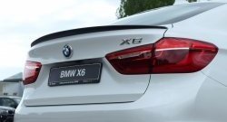 11 199 р. Лип спойлер BS BMW X6 F16 (2014-2020) (Неокрашенный)  с доставкой в г. Владивосток. Увеличить фотографию 2