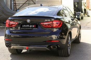 9 499 р. Лип спойлер M-Performance BMW X6 F16 (2014-2020) (цвет: черный глянец)  с доставкой в г. Владивосток. Увеличить фотографию 3