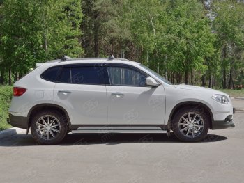 21 999 р. Защита порогов из круглой трубы d63 мм SLITKOFF v3  Brilliance V5 (2012-2018)  с доставкой в г. Владивосток. Увеличить фотографию 3