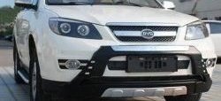 Накладка на передний бампер СТ BYD S6 (2011-2017)