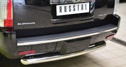 15 999 р. Защита заднего бампера (Ø76 мм, нержавейка) SLITKOFF  Cadillac Escalade  GMT926 джип 5 дв. (2006-2014) короткая база  с доставкой в г. Владивосток. Увеличить фотографию 2