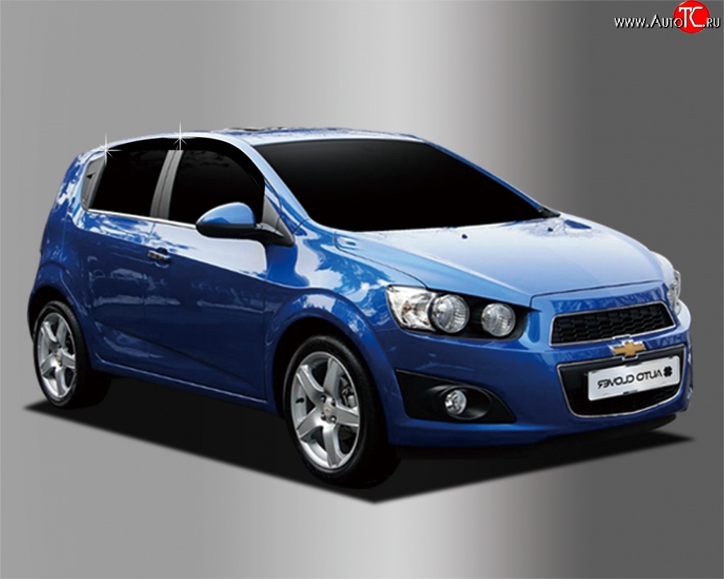 1 099 р. Дефлектора окон Avtoclover Chevrolet Aveo T300 хэтчбек (2011-2015)  с доставкой в г. Владивосток