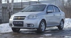 1 039 р. Защитная сетка решетки переднего бампера RA  Chevrolet Aveo  T250 (2006-2011) седан рестайлинг  с доставкой в г. Владивосток. Увеличить фотографию 4