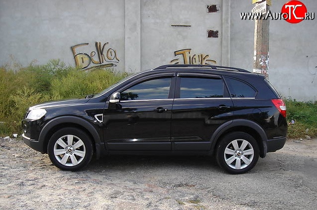 2 779 р. Дефлекторы окон (ветровики) Novline 4 шт. Chevrolet Captiva  дорестайлинг (2006-2011)  с доставкой в г. Владивосток