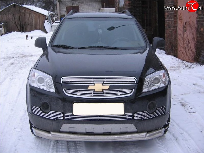 7 699 р. Декоративная вставка воздухозаборника Berkut Chevrolet Captiva  дорестайлинг (2006-2011)  с доставкой в г. Владивосток