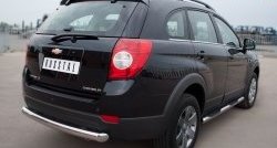 16 999 р. Одинарная защита заднего бампера из трубы диаметром 76 мм SLITKOFF  Chevrolet Captiva (2011-2013) 1-ый рестайлинг  с доставкой в г. Владивосток. Увеличить фотографию 4