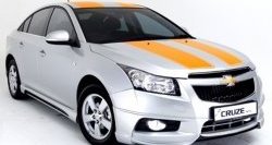 3 999 р. Накладка на передний бампер Extrime Chevrolet Cruze J305 хэтчбек дорестайлинг (2009-2012) (Неокрашенная)  с доставкой в г. Владивосток. Увеличить фотографию 1