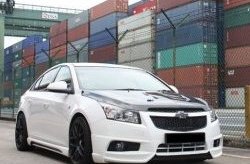 4 199 р. Пороги накладки Extrime Chevrolet Cruze J305 хэтчбек рестайлинг (2012-2015) (Неокрашенные)  с доставкой в г. Владивосток. Увеличить фотографию 3