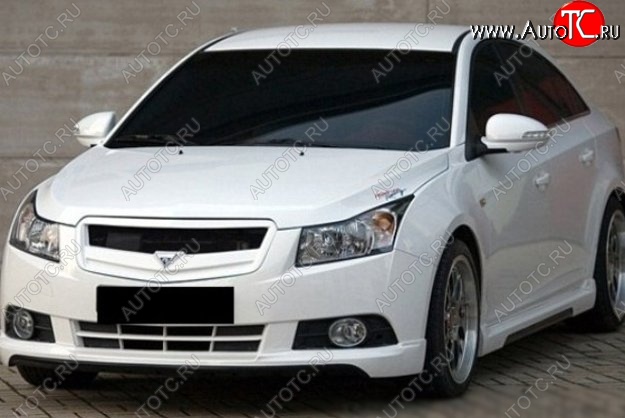 2 999 р. Решётка радиатора Road Runs style Chevrolet Cruze J308 универсал рестайлинг (2012-2015) (Неокрашенная)  с доставкой в г. Владивосток