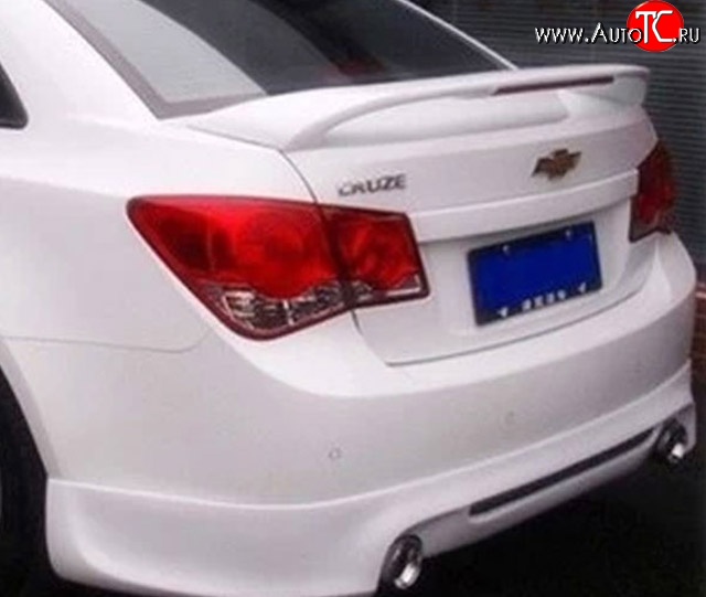 3 599 р. Спойлер M-VRS Chevrolet Cruze J300 седан дорестайлинг (2009-2012) (Неокрашенный)  с доставкой в г. Владивосток