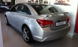 6 849 р. Спойлер LitCompany Chevrolet Cruze J300 седан дорестайлинг (2009-2012) (Неокрашенный)  с доставкой в г. Владивосток. Увеличить фотографию 2