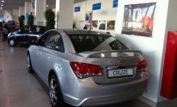 6 849 р. Спойлер LitCompany Chevrolet Cruze J300 седан дорестайлинг (2009-2012) (Неокрашенный)  с доставкой в г. Владивосток. Увеличить фотографию 5