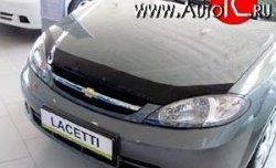 2 069 р. Дефлектор капота NovLine Chevrolet Lacetti хэтчбек (2002-2013)  с доставкой в г. Владивосток. Увеличить фотографию 2